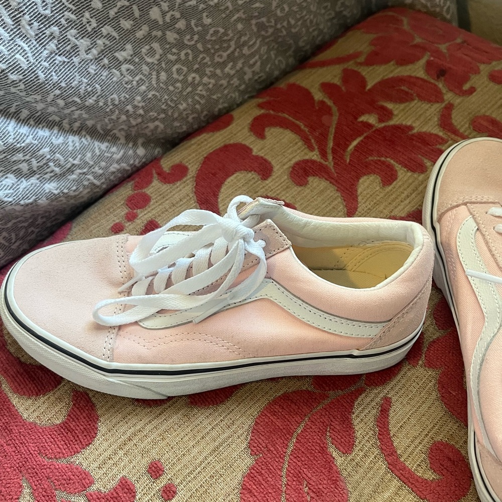 Light Pink Vans For Sale🎀🩰